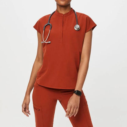 Grace Collar Oversized Scrub Set