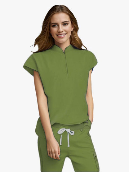 Grace Collar Oversized Scrub Set